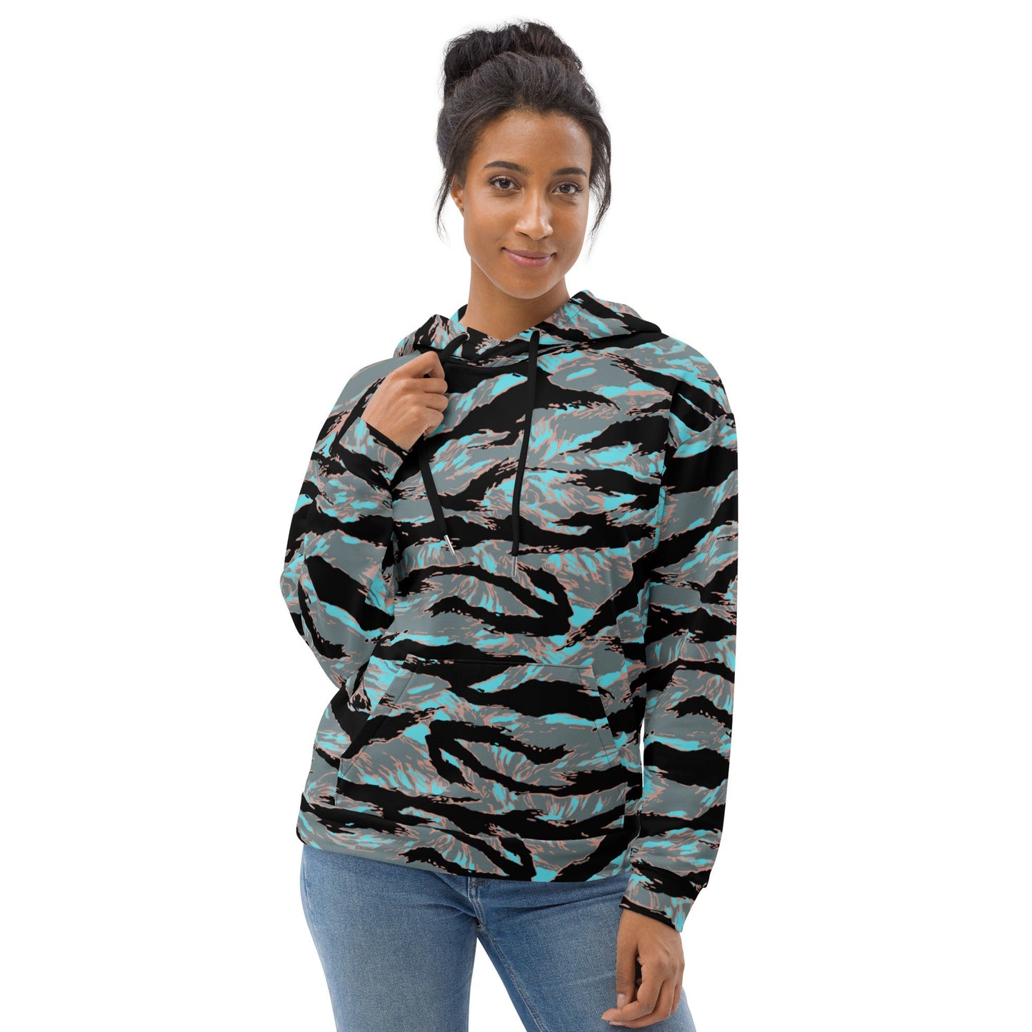 American Tiger Stripe Miami Urban CAMO Unisex Hoodie - Hoodies
