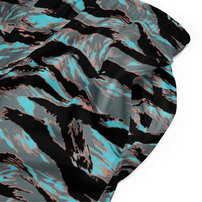 American Tiger Stripe Miami Urban CAMO Unisex mesh shorts - Mesh Shorts