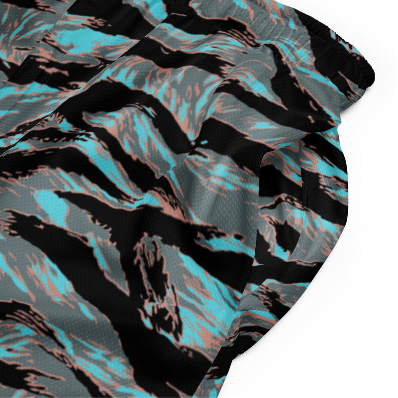 Tiger Stripe Miami Urban CAMO Unisex Mesh Shorts