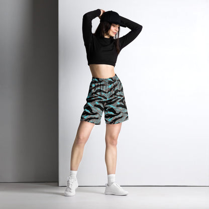 American Tiger Stripe Miami Urban CAMO Unisex mesh shorts - Mesh Shorts