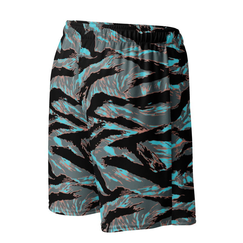 Tiger Stripe Miami Urban CAMO Unisex Mesh Shorts