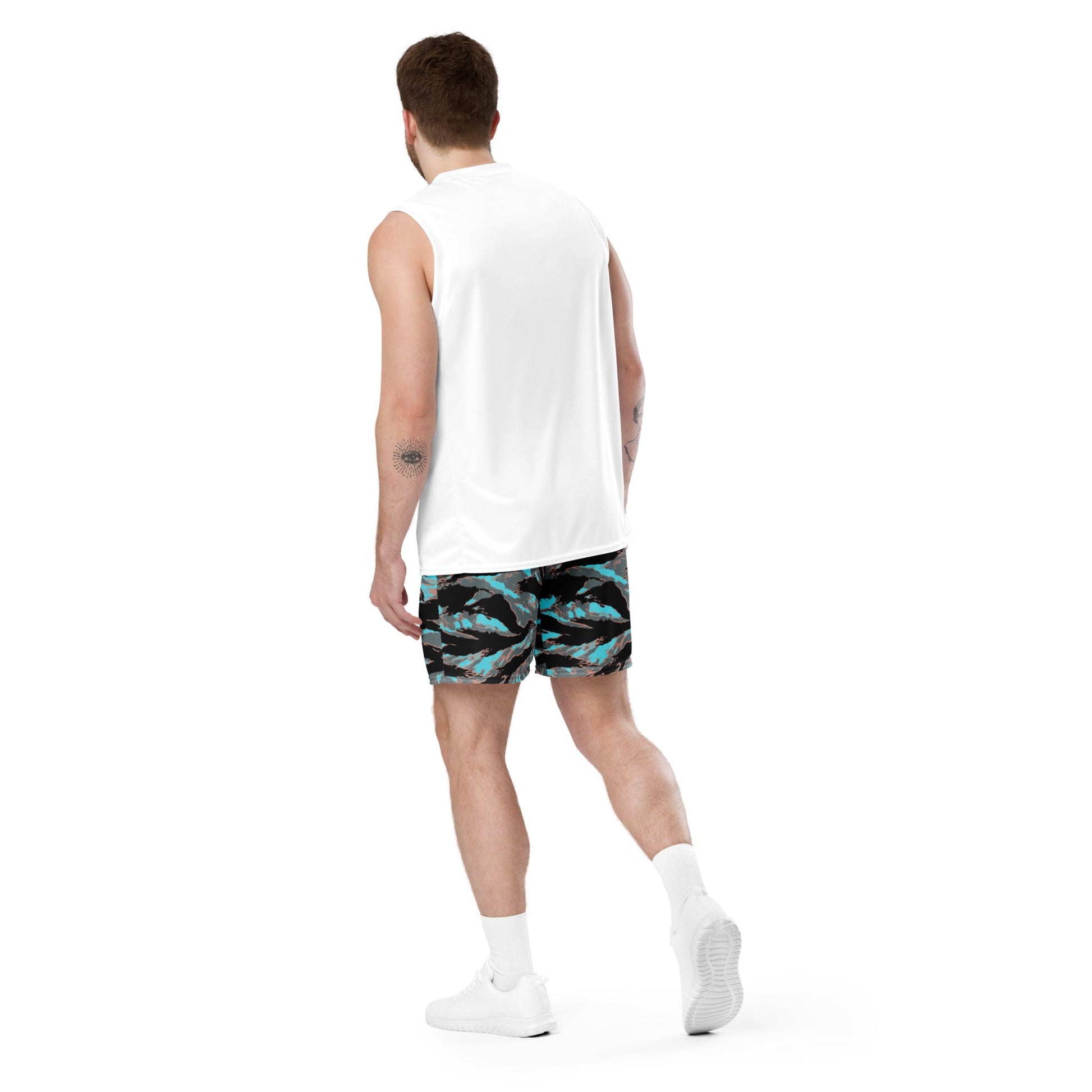 American Tiger Stripe Miami Urban CAMO Unisex mesh shorts - Mesh Shorts