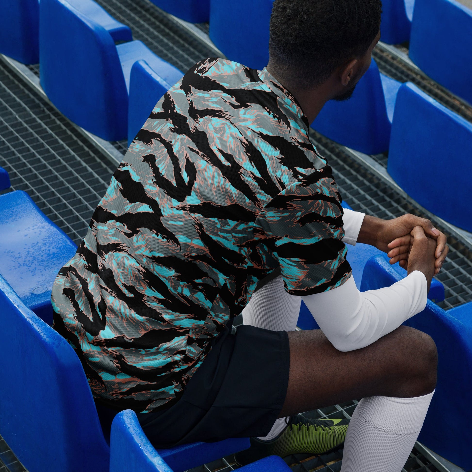 American Tiger Stripe Miami Urban CAMO unisex sports jersey - Sports Jerseys