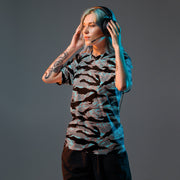 Tiger Stripe Miami Urban CAMO Unisex Sports Jersey