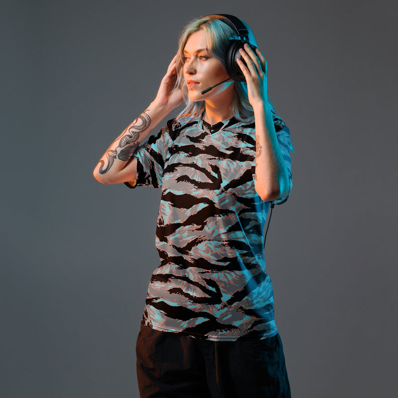 Tiger Stripe Miami Urban CAMO Unisex Sports Jersey
