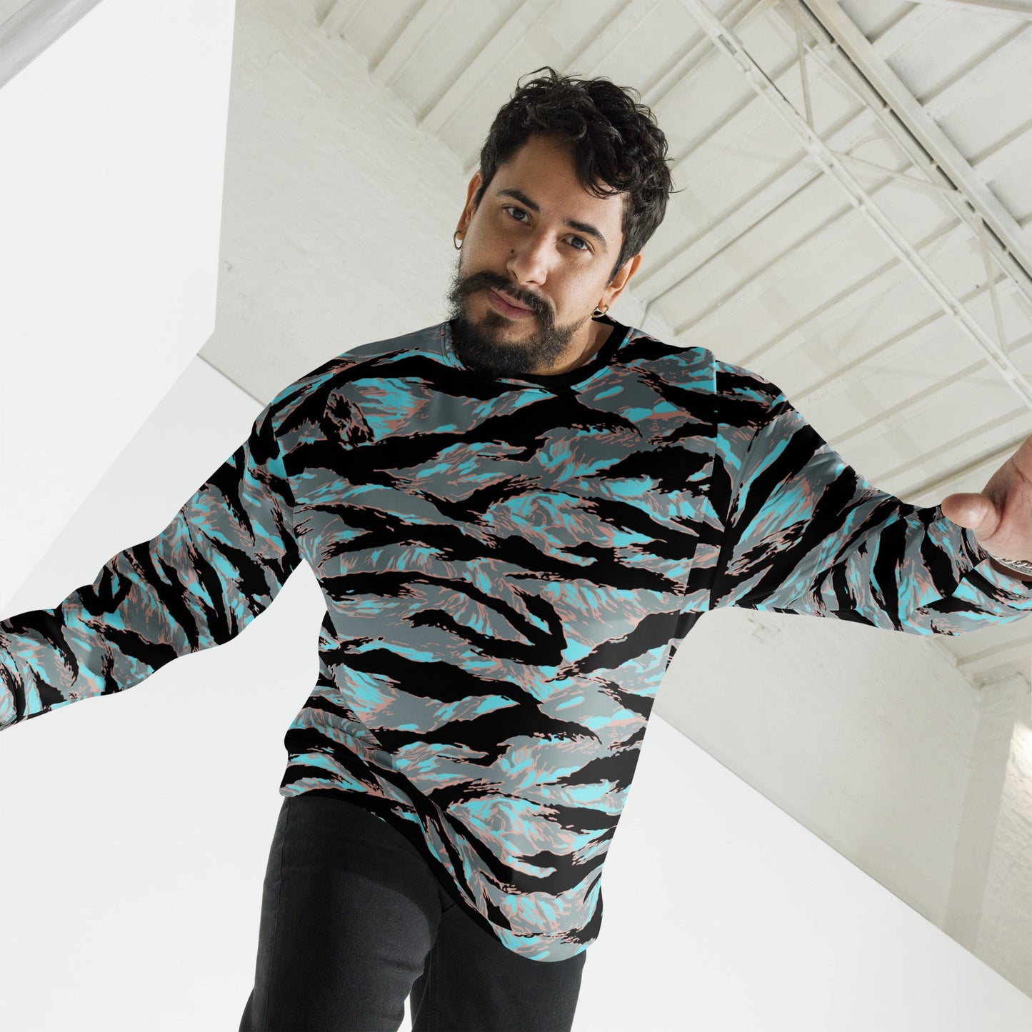 American Tiger Stripe Miami Urban CAMO Unisex Sweatshirt - Sweatshirts