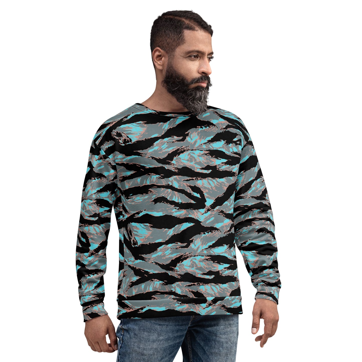 American Tiger Stripe Miami Urban CAMO Unisex Sweatshirt - Sweatshirts