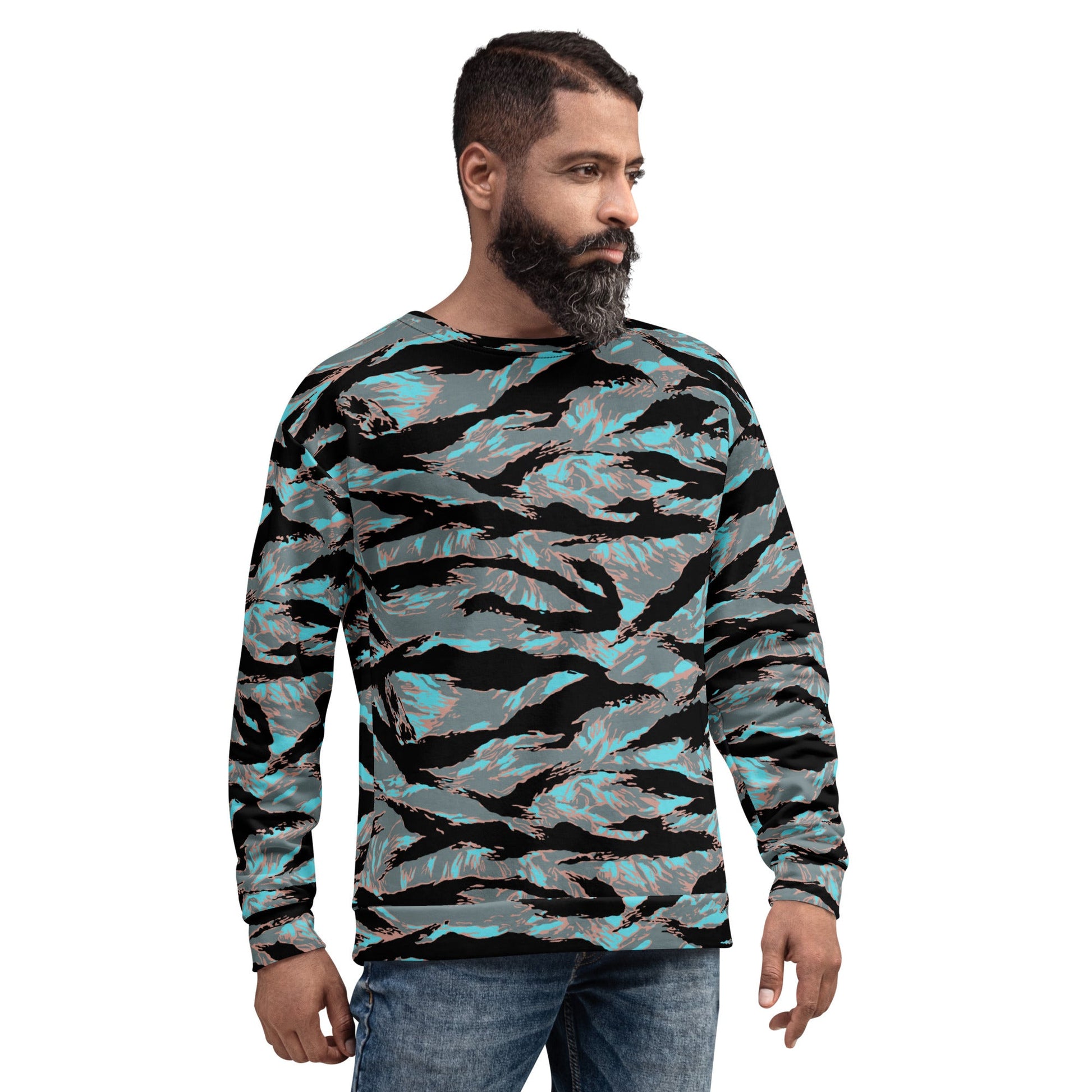 American Tiger Stripe Miami Urban CAMO Unisex Sweatshirt - Sweatshirts