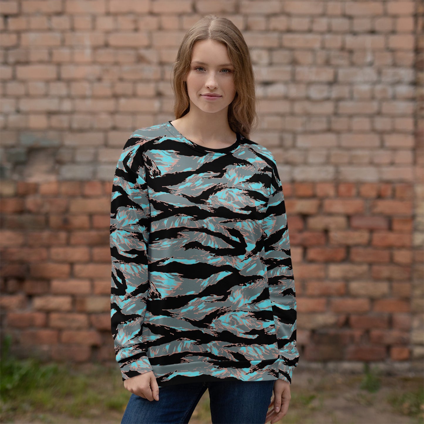 American Tiger Stripe Miami Urban CAMO Unisex Sweatshirt - Sweatshirts