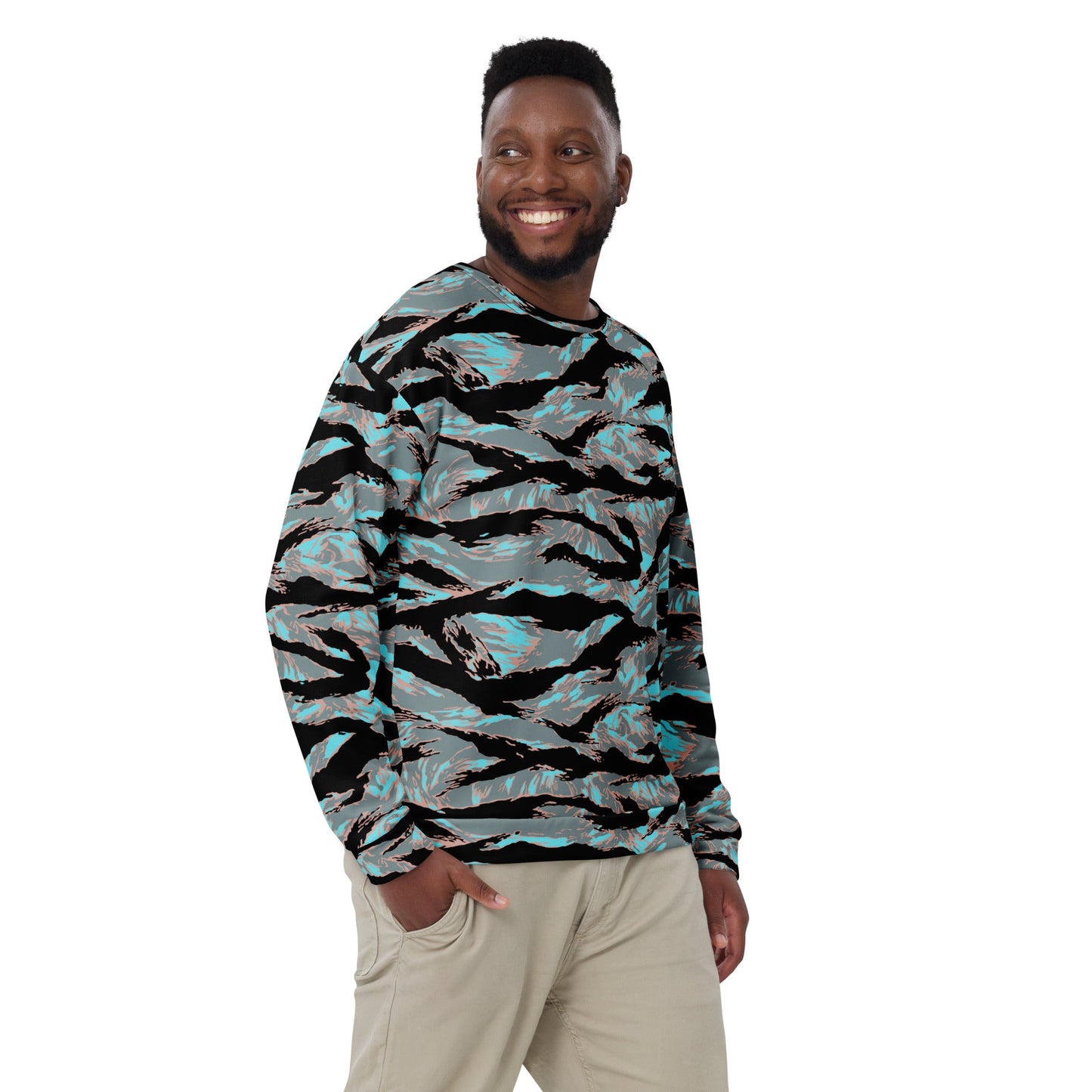 American Tiger Stripe Miami Urban CAMO Unisex Sweatshirt - Sweatshirts