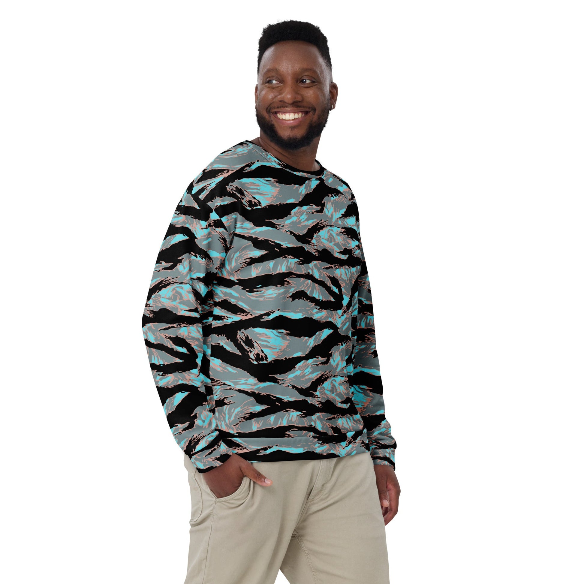 American Tiger Stripe Miami Urban CAMO Unisex Sweatshirt - Sweatshirts
