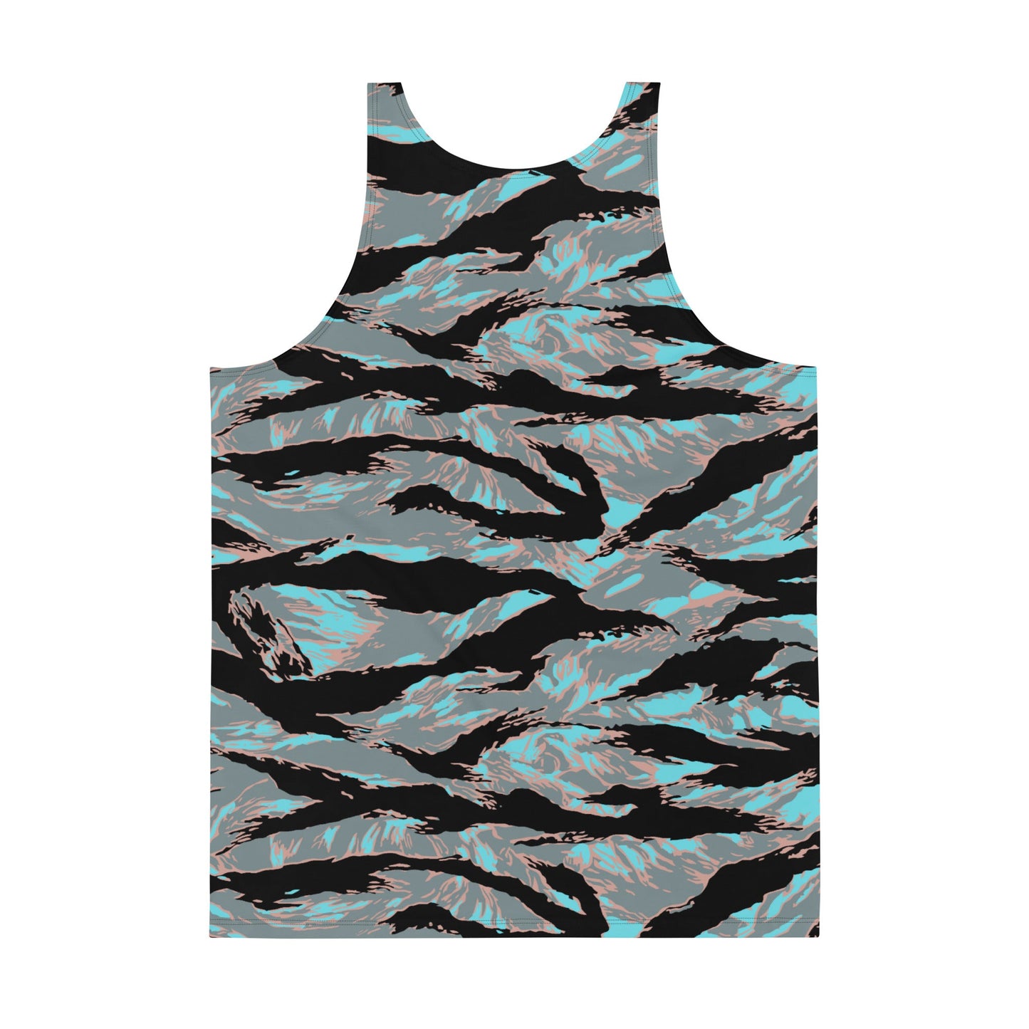 American Tiger Stripe Miami Urban CAMO Unisex Tank Top - Tops