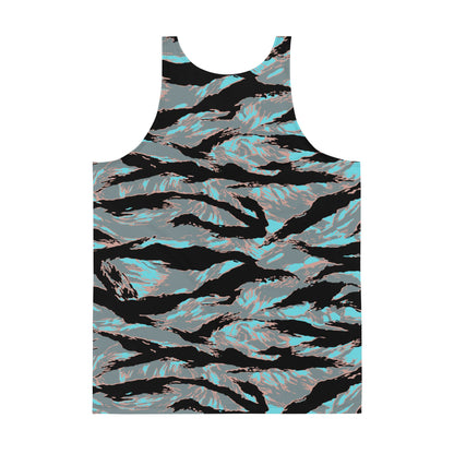 American Tiger Stripe Miami Urban CAMO Unisex Tank Top - Tops