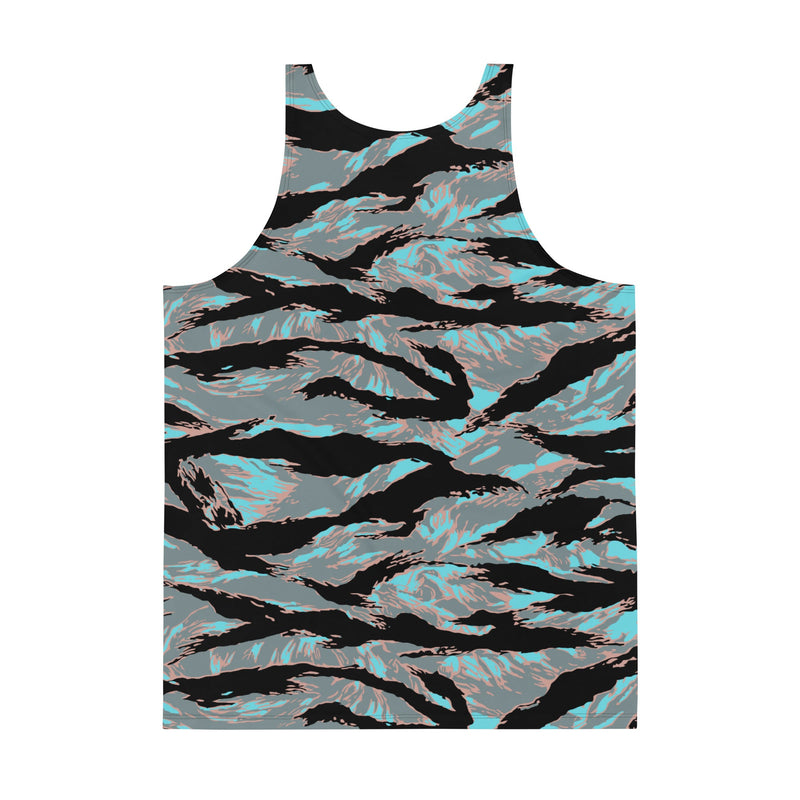 Tiger Stripe Miami Urban CAMO Unisex Tank Top - Shirt