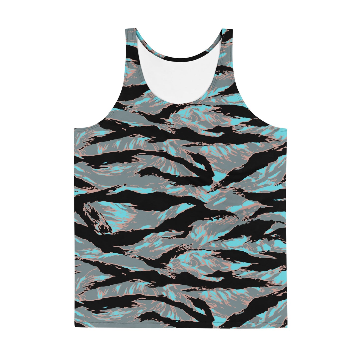 American Tiger Stripe Miami Urban CAMO Unisex Tank Top - Tops
