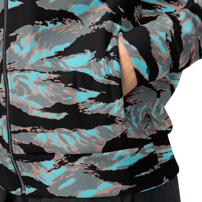 American Tiger Stripe Miami Urban CAMO Unisex track jacket - Track Jackets