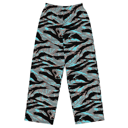 Tiger Stripe Miami Urban CAMO Unisex Wide-Leg Leisure Pants - 2XS - Pant