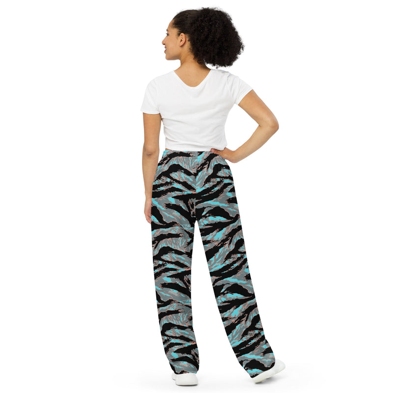 Tiger Stripe Miami Urban CAMO Unisex Wide-Leg Leisure Pants - Pant
