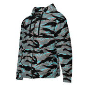 Tiger Stripe Miami Urban CAMO Unisex Zip Hoodie