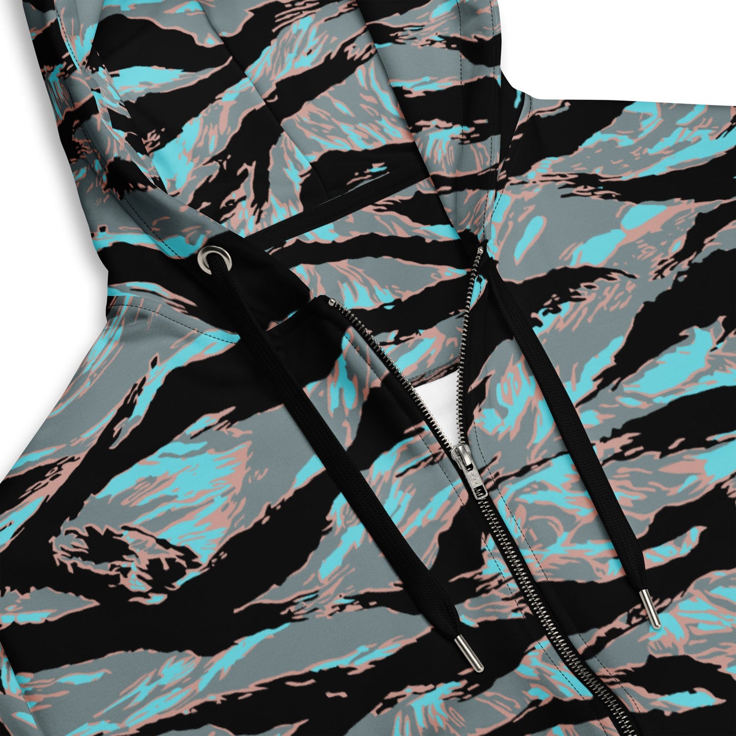 American Tiger Stripe Miami Urban CAMO Unisex zip hoodie - Zip Hoodies