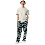Tiger Stripe Miami Urban CAMO Unisex Wide-Leg Joggers