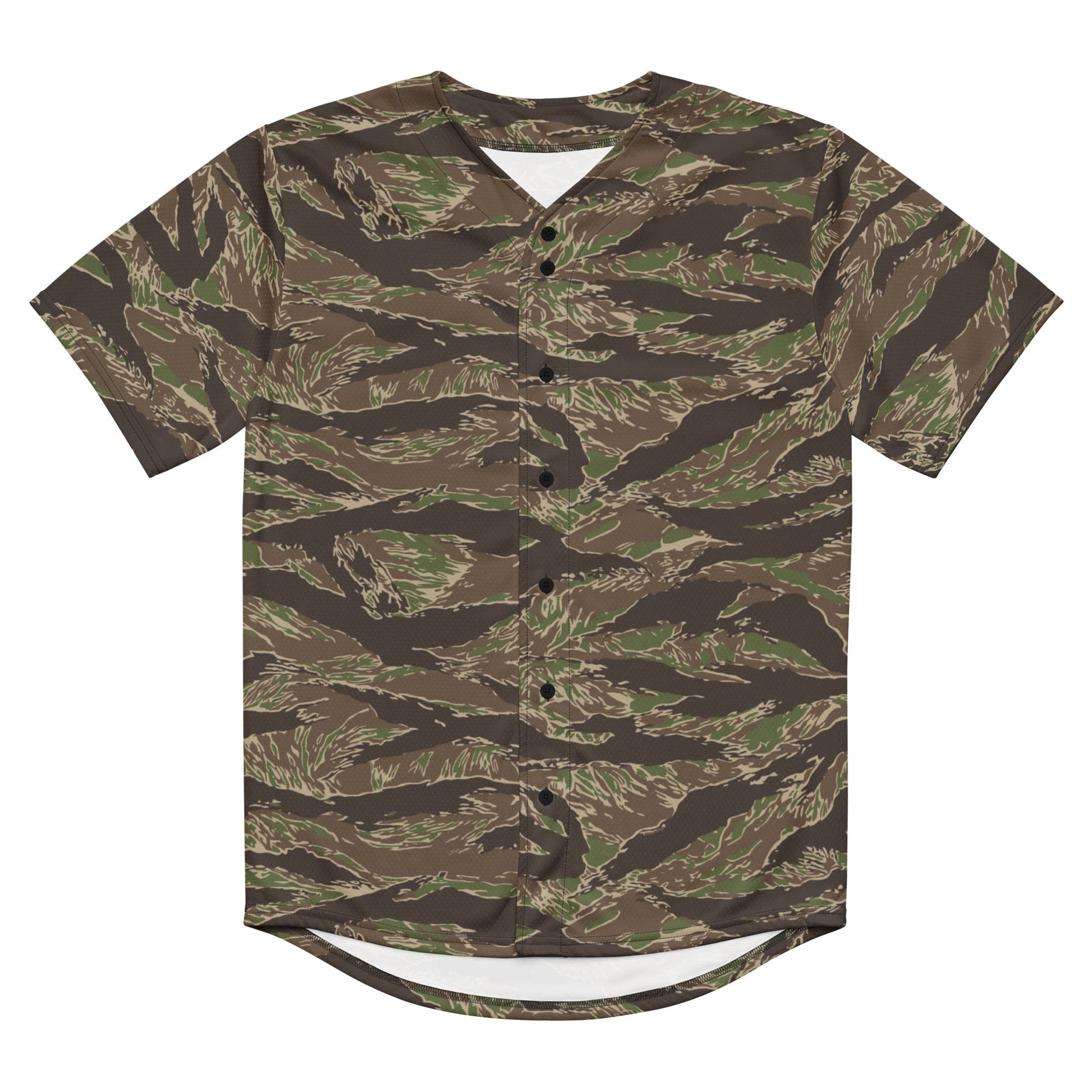 American Tiger Stripe Multi-terrain CAMO baseball jersey - Baseball Jerseys