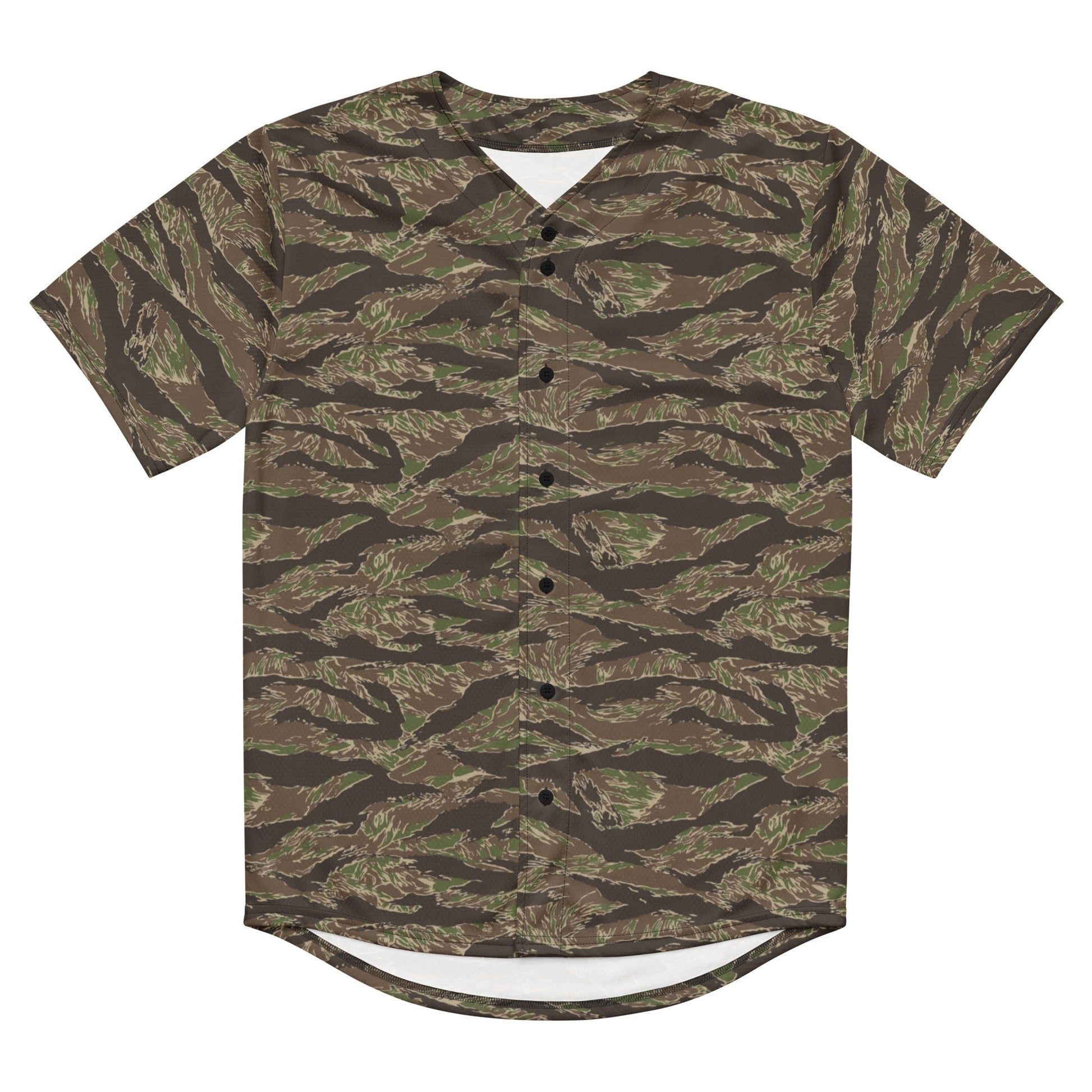 American Tiger Stripe Multi-terrain CAMO baseball jersey - Baseball Jerseys