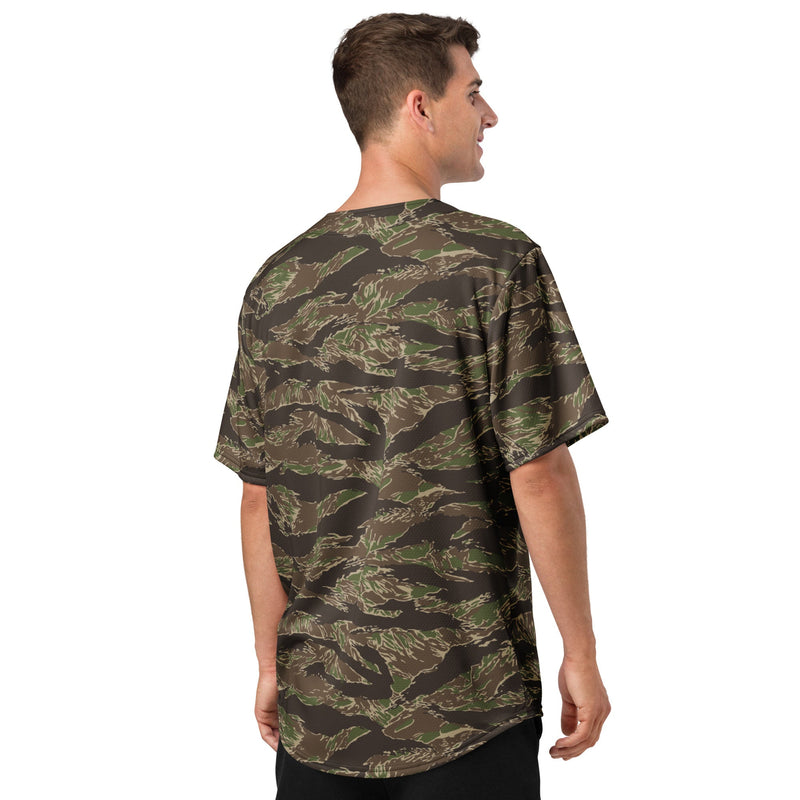 Tiger Stripe Multi-terrain CAMO Unisex Baseball Jersey