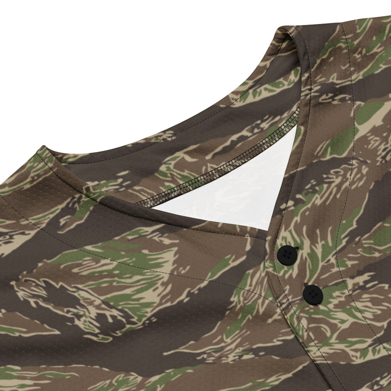 Tiger Stripe Multi-terrain CAMO Unisex Baseball Jersey