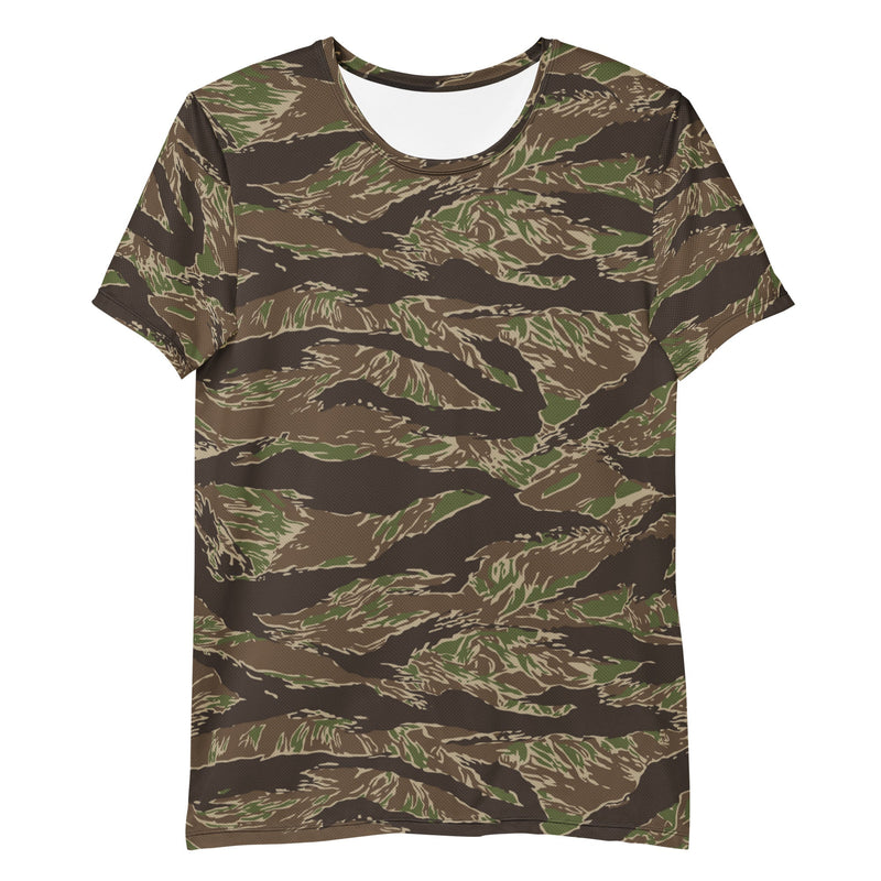 Tiger Stripe Multi-terrain CAMO Mens Athletic T-Shirt - Shirt