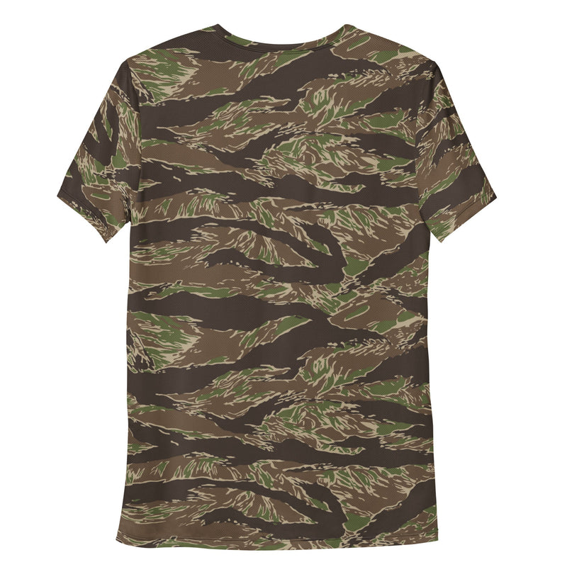 Tiger Stripe Multi-terrain CAMO Mens Athletic T-Shirt - Shirt