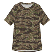 Tiger Stripe Multi-terrain CAMO Mens Short-Sleeve Rash Guard - 2XS - SS