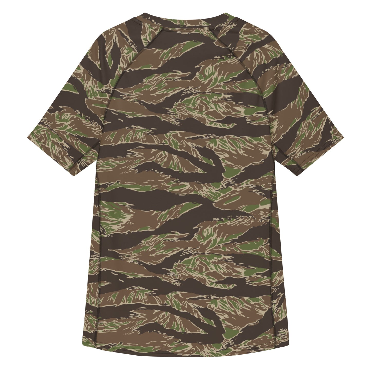 American Tiger Stripe Multi-terrain CAMO Mens Short-Sleeve Rash Guard - Short-sleeve Guards