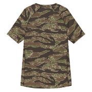 Tiger Stripe Multi-terrain CAMO Mens Short-Sleeve Rash Guard - SS