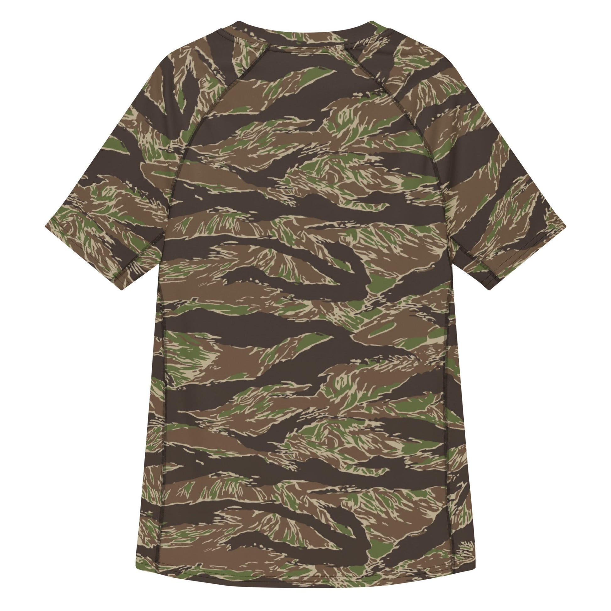 American Tiger Stripe Multi-terrain CAMO Mens Short-Sleeve Rash Guard - Short-sleeve Guards