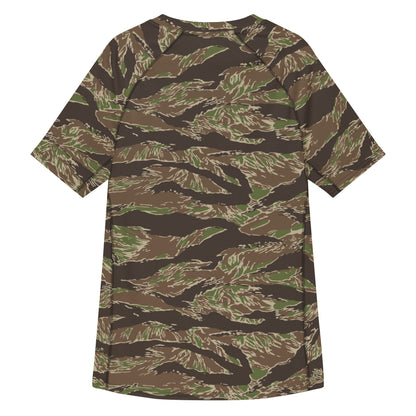 American Tiger Stripe Multi-terrain CAMO Mens Short-Sleeve Rash Guard - Short-sleeve Guards