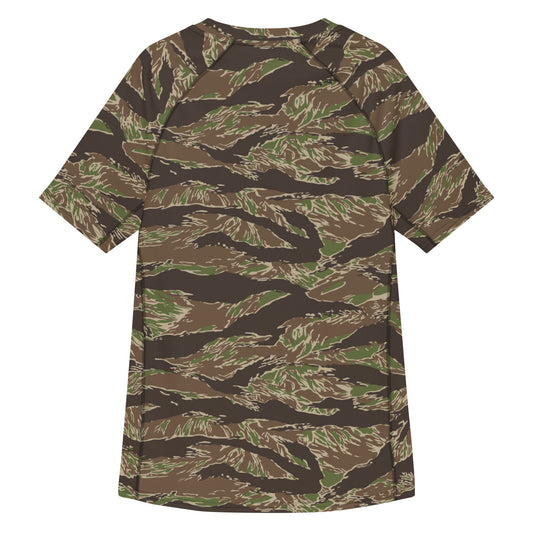 American Tiger Stripe Multi-terrain CAMO Mens Short-Sleeve Rash Guard - Short-sleeve Guards