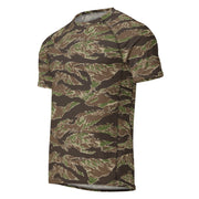 Tiger Stripe Multi-terrain CAMO Mens Short-Sleeve Rash Guard - SS