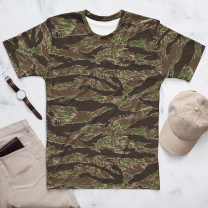 American Tiger Stripe Multi-terrain CAMO Mens t-shirt - XS - T-Shirts