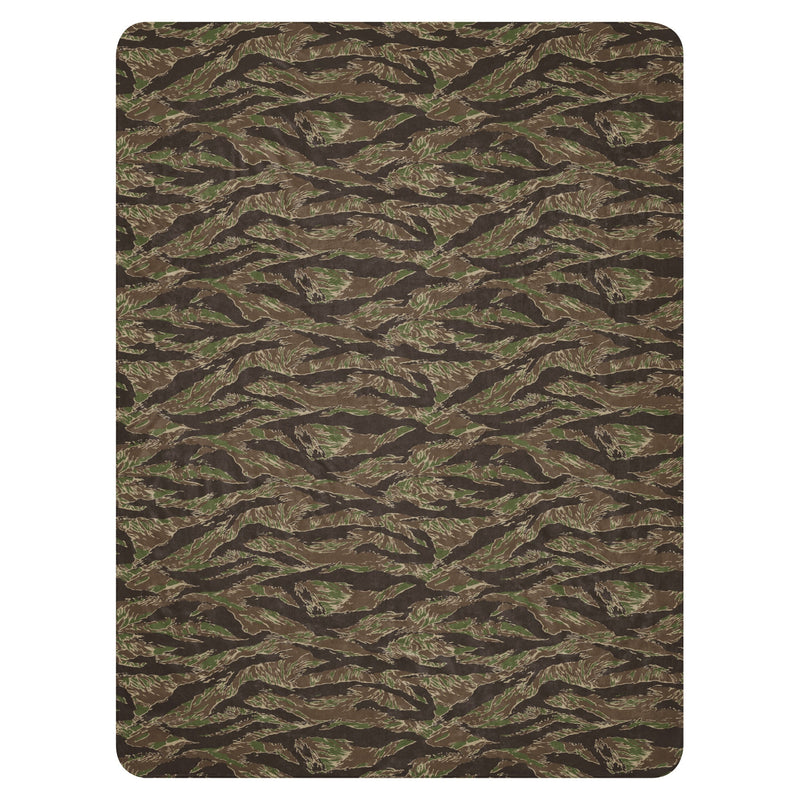 Tiger Stripe Multi-terrain CAMO Sherpa Blanket