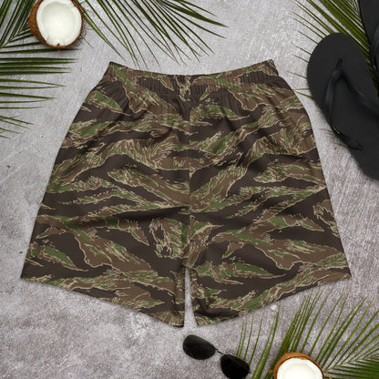 American Tiger Stripe Multi-terrain CAMO Unisex Athletic Long Shorts
