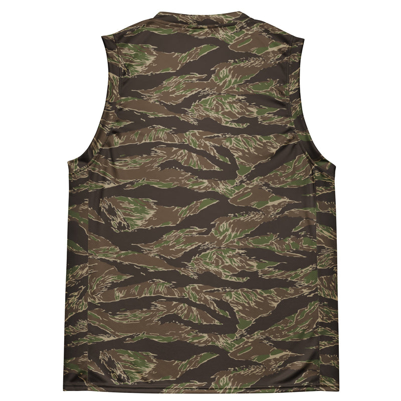 Tiger Stripe Multi-terrain CAMO Unisex Basketball Jersey