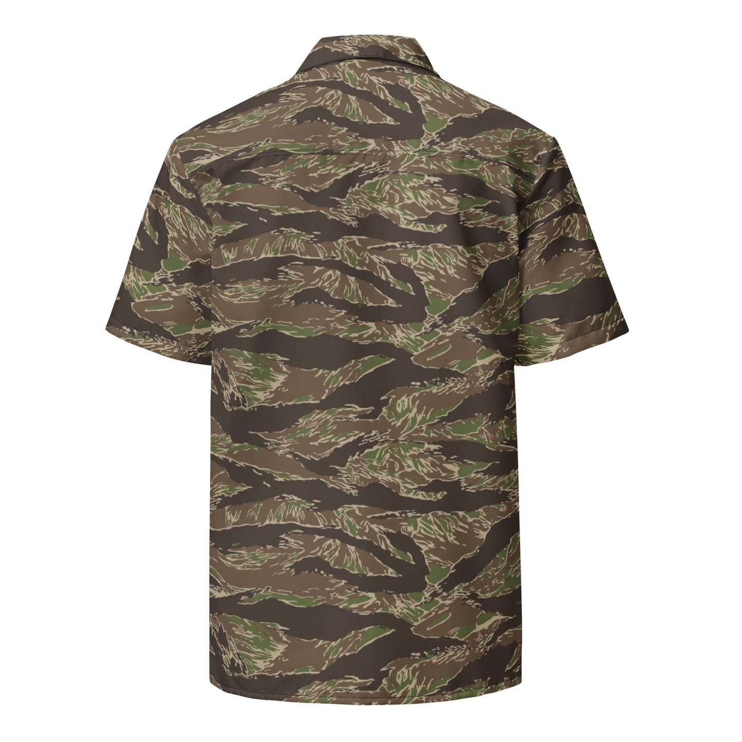 American Tiger Stripe Multi-terrain CAMO Unisex button shirt - Button Shirts