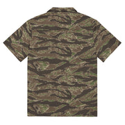 Tiger Stripe Multi-terrain CAMO Unisex Short-Sleeve Button Shirt