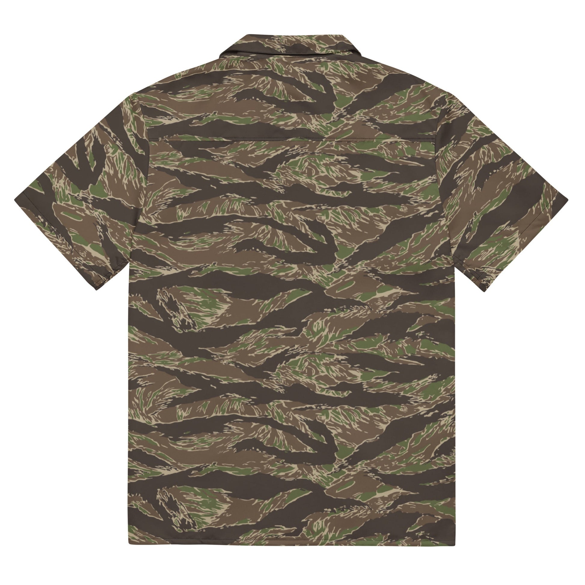 American Tiger Stripe Multi-terrain CAMO Unisex button shirt - Button Shirts