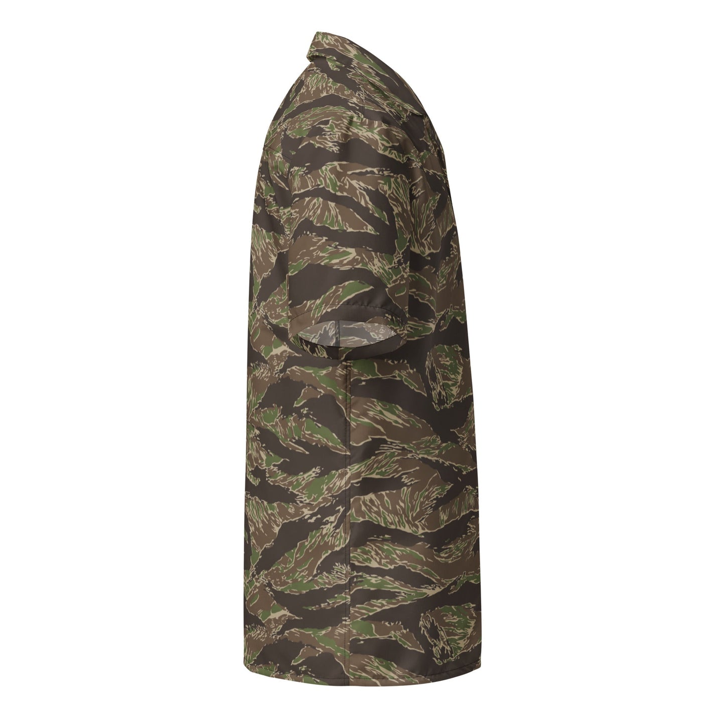 American Tiger Stripe Multi-terrain CAMO Unisex button shirt - Button Shirts