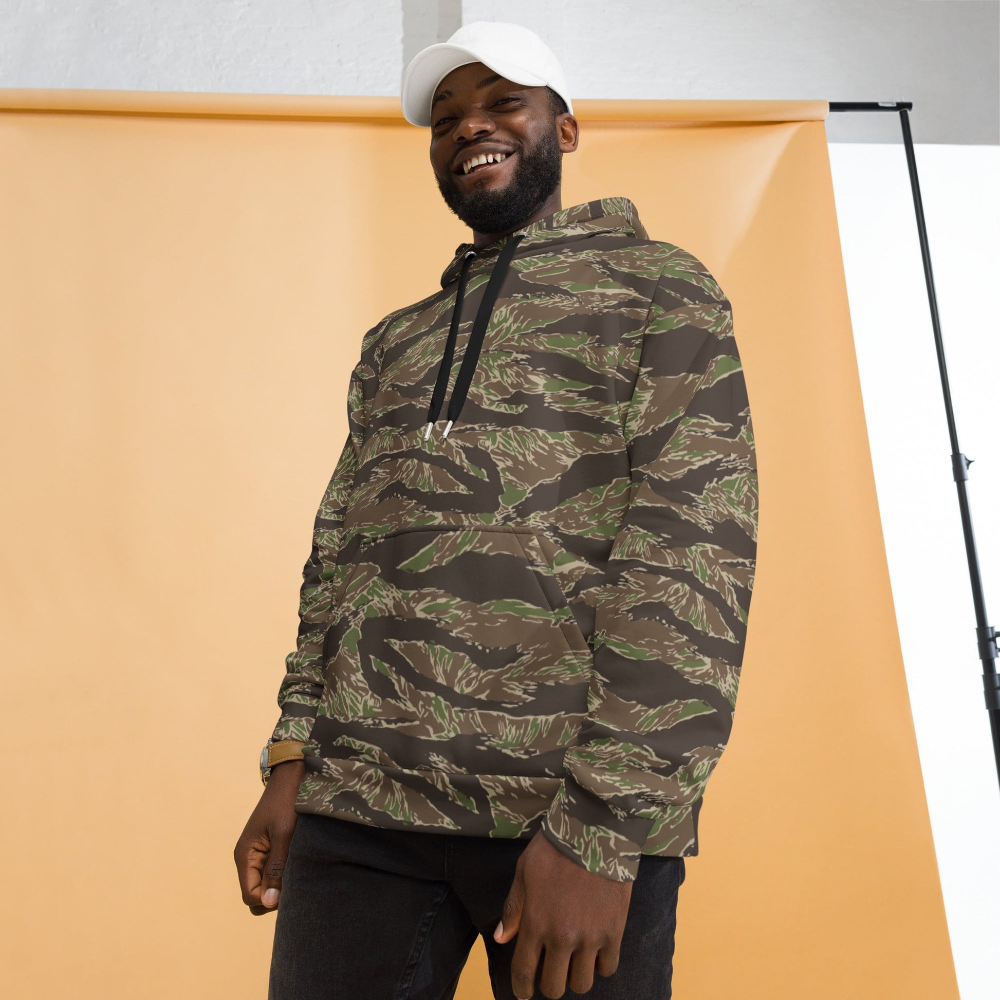 American Tiger Stripe Multi-terrain CAMO Unisex Hoodie - Hoodies