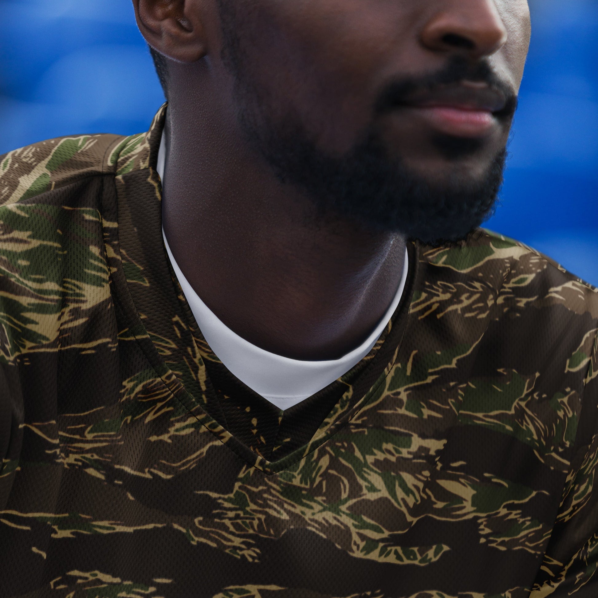 American Tiger Stripe Multi-terrain CAMO unisex sports jersey - Sports Jerseys