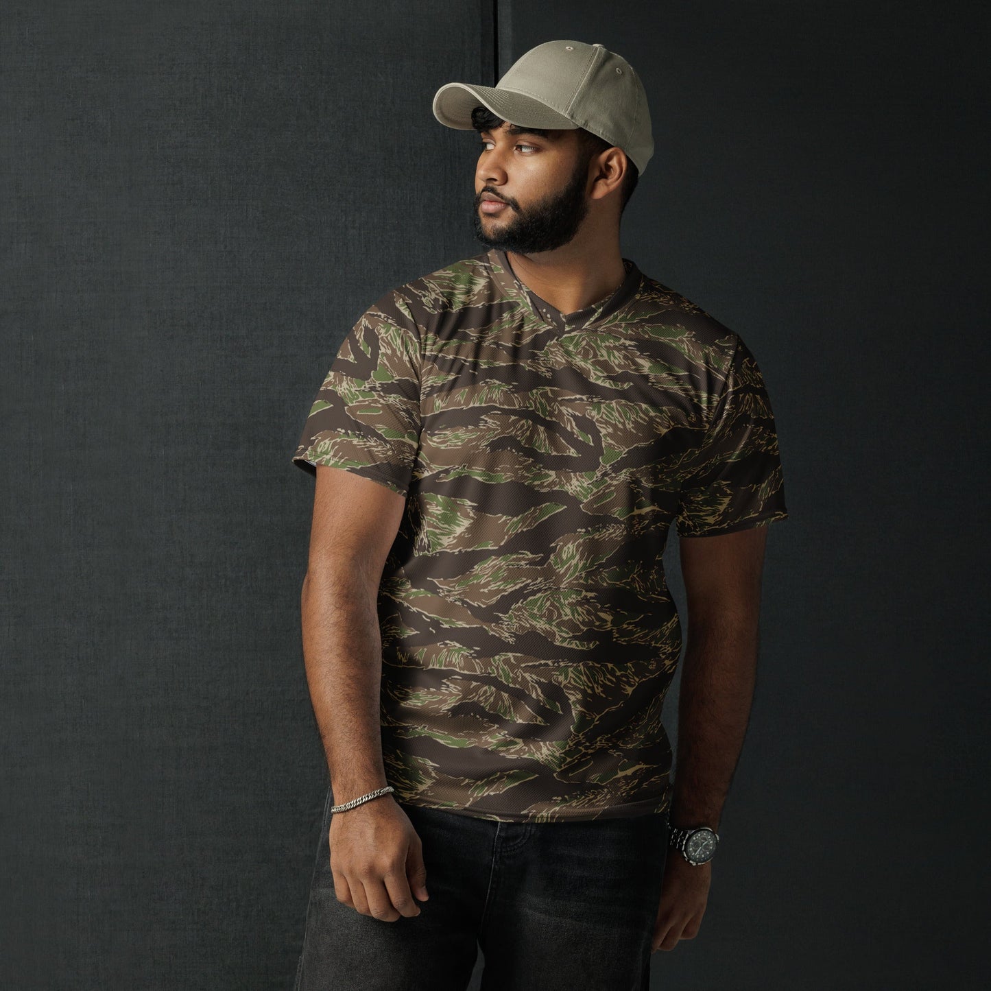 American Tiger Stripe Multi-terrain CAMO unisex sports jersey - Sports Jerseys