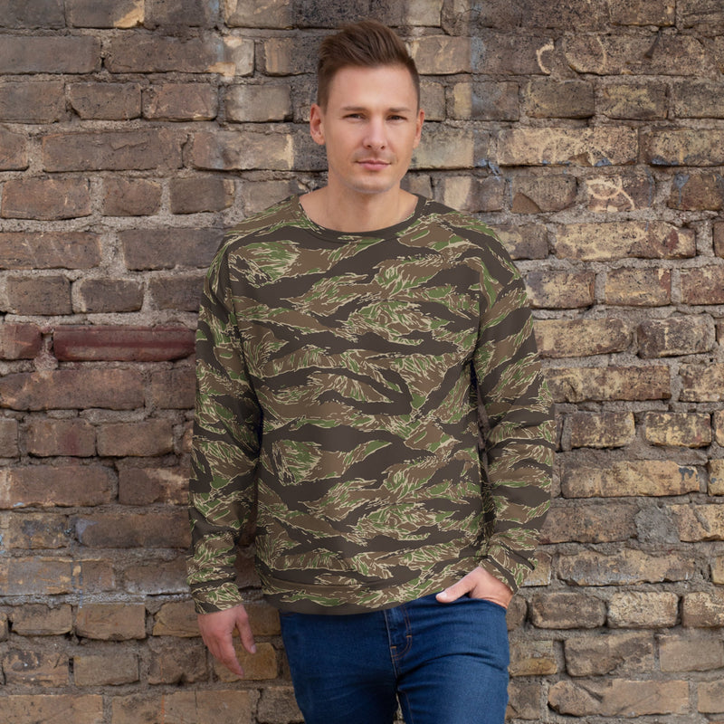 Tiger Stripe Multi-terrain CAMO Unisex Sweatshirt - 2XS